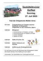 Dorffest in Gaubüttelbrunn