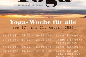 Yoga-Woche im Alten Rathaus - Yoga für alle