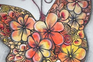 Zentangle - Yoga mit dem Stift