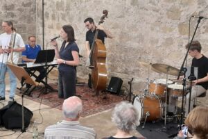 Jazz-Matinee mit QUARTESSENCE feat. Marie Kinkelin in der Kulturscheune Erlabrunn am 12. Juli